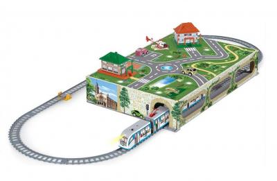 Trenulet electric de jucarie pentru copii  Tramvai Metropolitan PEQUETREN 107