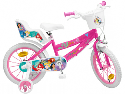 Bicicleta Copii   Fete  Disney Princess  16 inch  5 7 ani  Toimsa