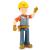 Excavator Dickie Toys Bob Constructorul Action Team Scoop cu 1 figurina Bob