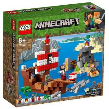 LEGO Minecraft Aventura Corabiei de Pirati, 21152