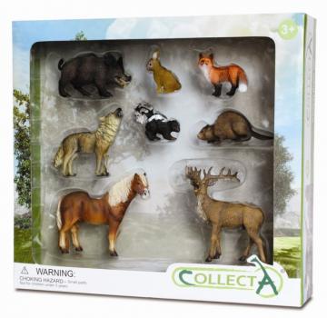 Set 8 figurine Animale din padure - Collecta