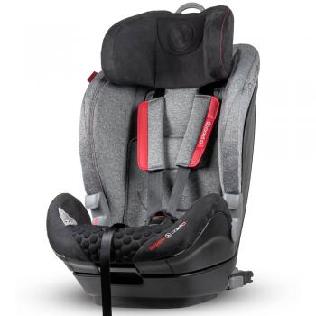 Scaun auto Impero cu Isofix si Top Tether 9-36 Kg Grey Coletto