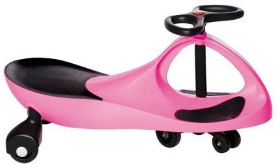 BoBoCar pink - masinuta fara pedale cu roti din plastic