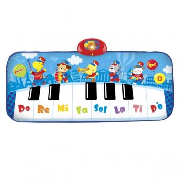 Covoras muzical pentru copii Winfun Fanfara cu animale tip pian cu 8 clape