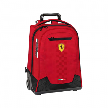 Troler Ferrari rosu scoala 47 cm