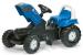 Tractor Cu Pedale Si Remorca Rolly Toys 011841 Albastru