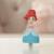 Mini Figurina Disney Princess Ariel cu Suport Rotativ