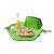 Geanta Eat'n'Out Mini Square Verde - 2 in 1 - Geanta pliabila pentru pranz si servet de masa