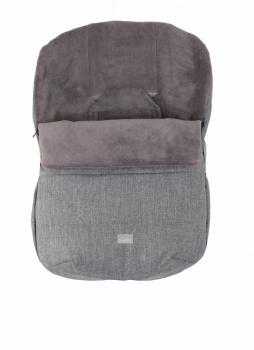 Nuvita Ovetto Buggy sac de iarna 80cm pentru scoica - Melange Gray / Gray - 9245