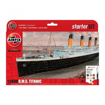 Kit constructie Airfix nava de croaziera R.M.S. Titanic Gift Set 1:1000