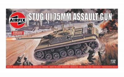 Kit constructie Airfix Vintage Classics - Stug III 75mm Assault Gun 1:76