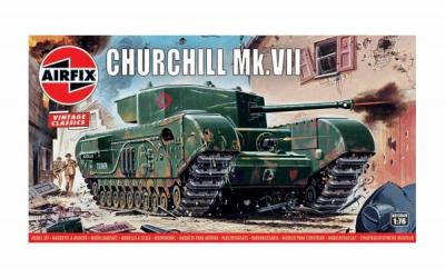 Kit constructie Airfix Tanc Vintage Classics - Churchill Mk.VII Tank 1:76
