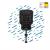 Nuna - Scaun auto REBL PLUS 360° i-Size Caviar, nastere - 105 cm
