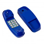 Telefon plastic cu butoane - albastru