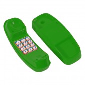 Telefon plastic cu butoane - verde