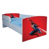 Pat Spiderman 1, cu protectie, 160x80 cm