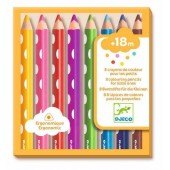 Creioane colorate pentru bebe, djeco
