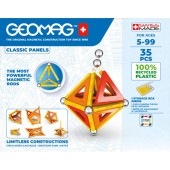 Geomag set magnetic 35 piese classic panels green, 470