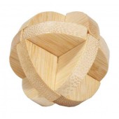 Joc logic iq din lemn bambus in cutie metalica-3