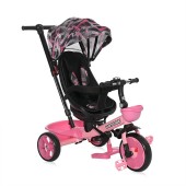 Tricicleta pentru copii, voyage, cu sezut reversibil, 1-5 ani, pink