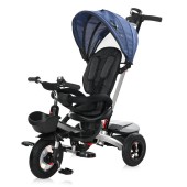 Tricicleta pentru copii, zippy air, control parental, 12-36 luni, sapphire