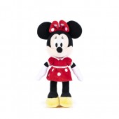 Jucarie de plus disney minnie cu rochita rosie, 35 cm