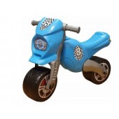 Motocicleta copii cu doua roti fara pedale cross 8 motor, albastru