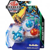 Figurina bakugan evolutions, starter pack 6 piese, howlkor ultra, s4, 20135932