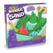 Kinetic sand, set cutie cu nisip verde, spm 20143455