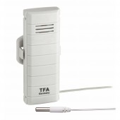 Transmitator wireless pentru temperatura, cu senzor extern pe cablu pentru temperatura apei, weatherhub tfa 30.3301.02