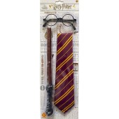 Accesorii Harry Potter - Bagheta, cravata & ochelari