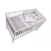 Lenjerie MyKids Teddy Play Maro 4 Piese M1 140x70