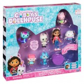 Set de joaca gabby's dollhouse deluxe - papusa cu 6 mini figurine, spm6060440-20130367