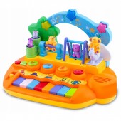 Jucarie educativa cu pian si lumini ricokids rk-749