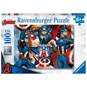 Puzzle capitanul america 100 piese