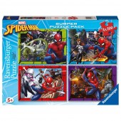 Puzzle spiderman 4x100 piese