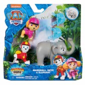 Set figurine spin master paw patrol marshall, skye si elephant, spm6068080-20143983