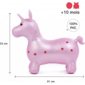 Ludi unicorn saltaret roz