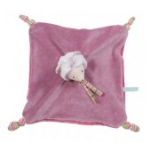 Comforter paturica senzoriala bebe soricica roz, moulin roty