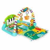 Salteluta de joaca pentru copii cu pian si jucarii ecotoys jj8843