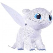 Jucarie din plus light fury sparkle, dragons, 40 cm