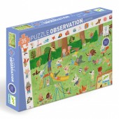 Puzzle observatie gradina micilor prieteni, djeco