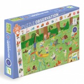 Puzzle observatie gradina micilor prieteni, djeco