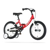 Bicicleta copii 16   zuzum-rosu-alb