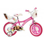 Bicicleta copii 16" - Barbie roz