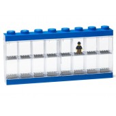 Cutie albastra pentru 16 minifigurine lego