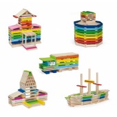Set de blocuri pentru constructie architecture (250 piese), viga