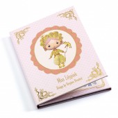 Set cu abtibilduri repozitionabile miss lilypink, djeco