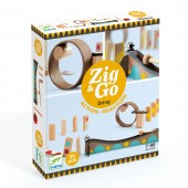 Set de constructie trasee zig & go dring 25 piese, djeco