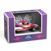 Masina de cursa miss burgundy, colectia crazy motors, djeco